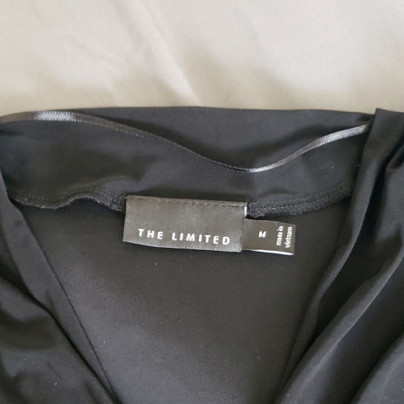 The Limited Black Wrap Blouse - Picture 2 of 6